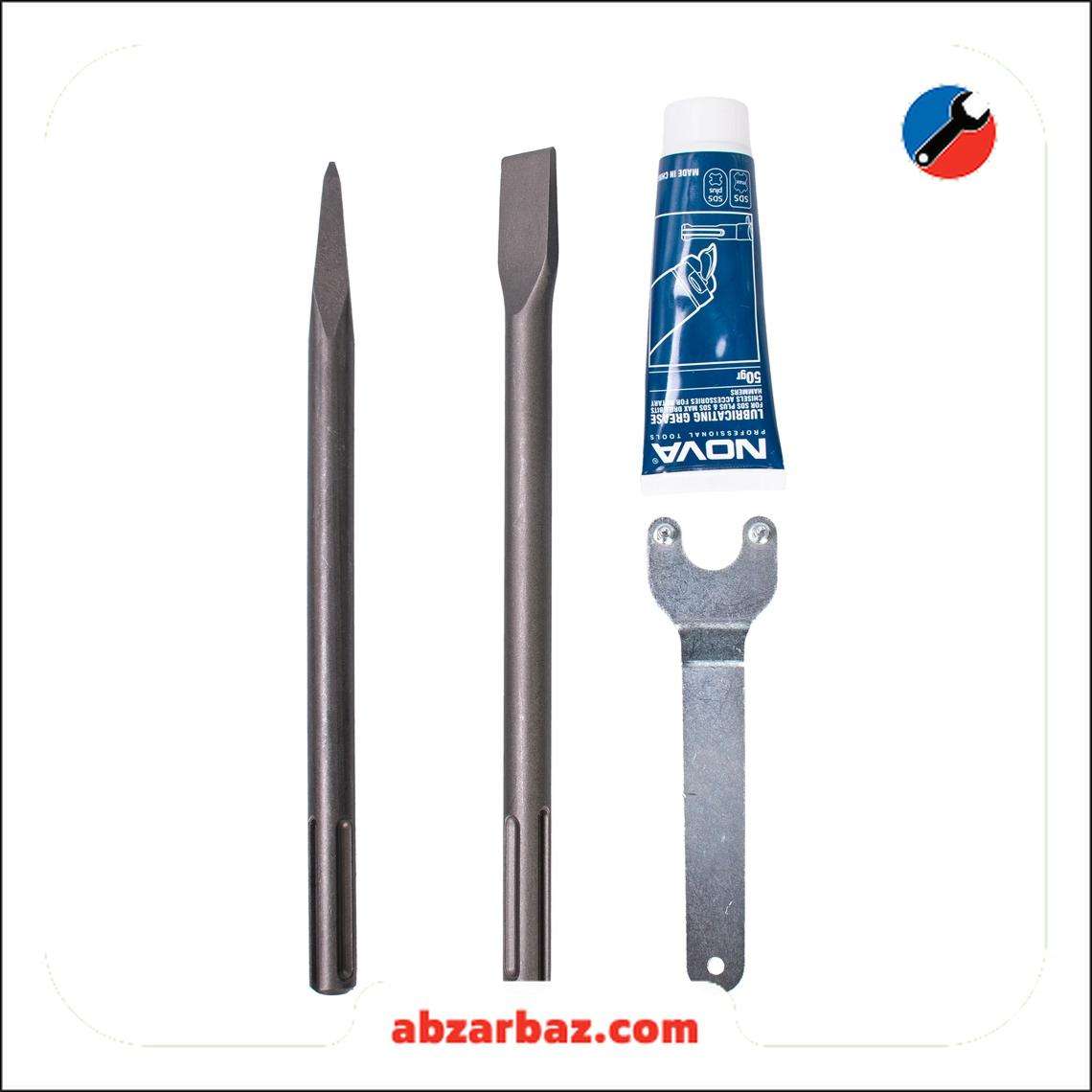 چکش تخریب ۸ کیلویی ۱۴۰۰ وات نووا مدل 2538 - Image 2
